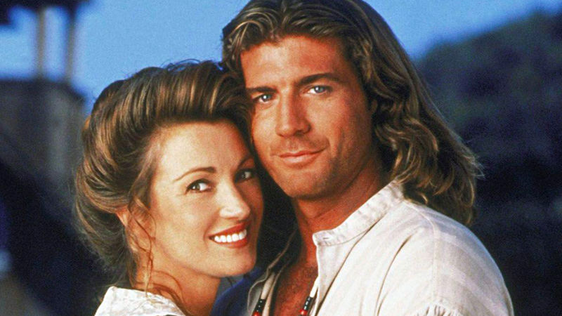 Jane Semour a Joe Lando vytvořili v seriálu pár.